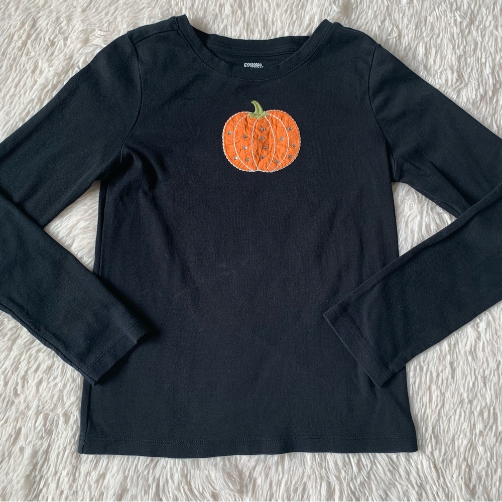 Gymboree Halloween Pumpkin Top FREE Pajamas •NWT - Picture 2 of 6